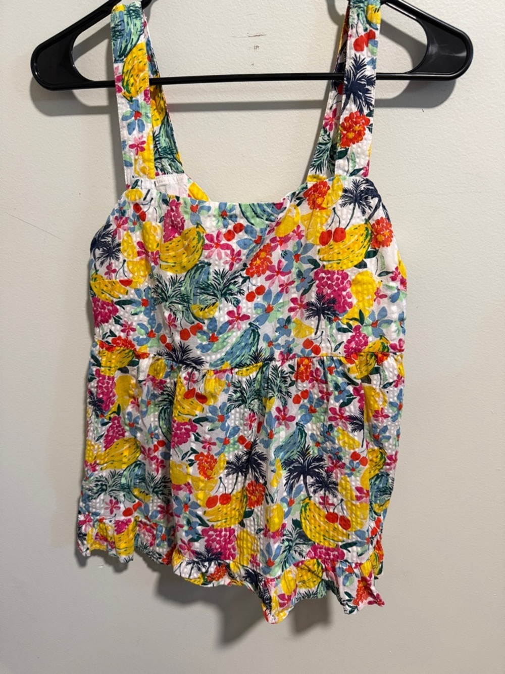 LOFT Tropical Cotton Tank Top Size 12
